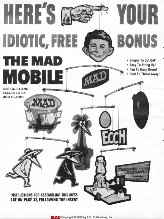 Build-it-Yourself - MAD Baby Mobile (1966)