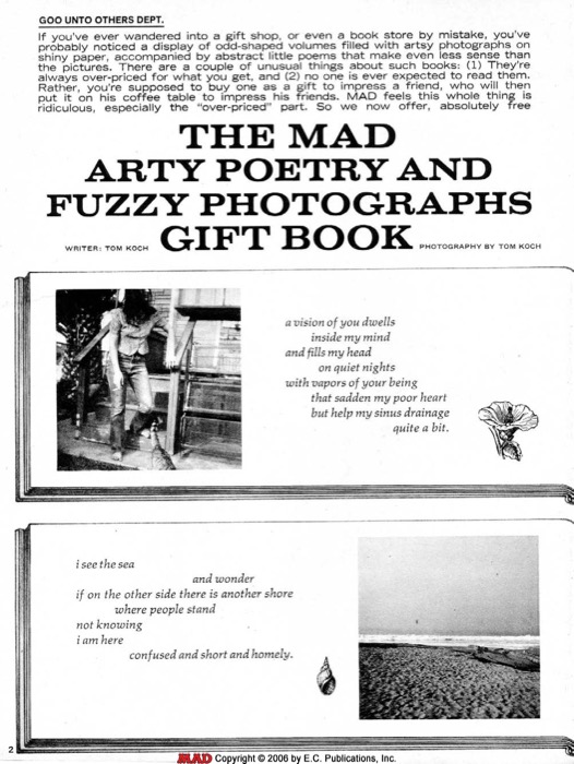 MAD Arty Poetry (1975)