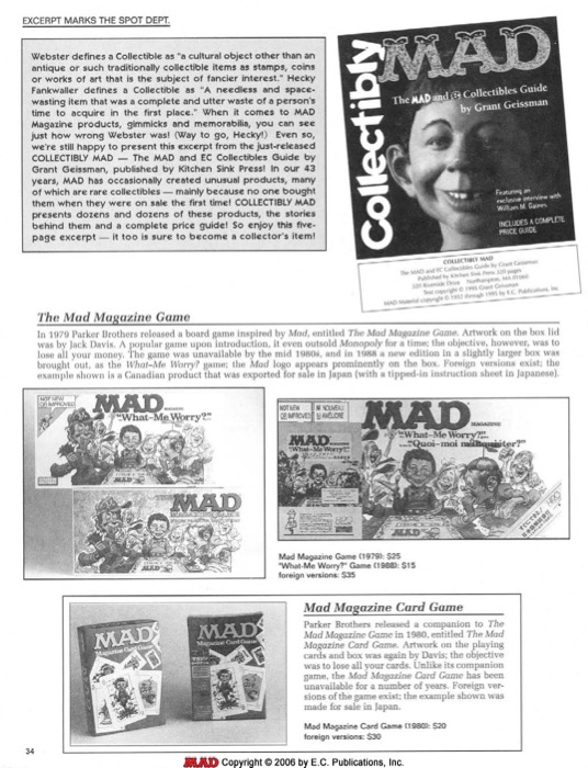 MAD Merch (1995)
