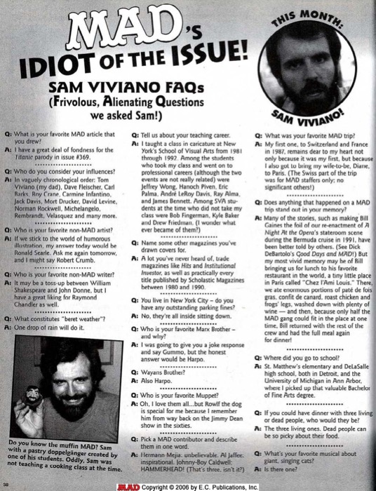 MAD's Idiot of Issue (2003) 24