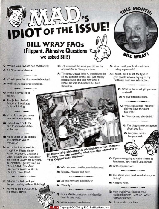 MAD's Idiot of Issue (2004) 26