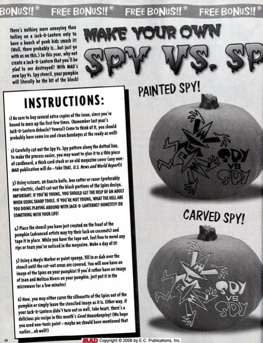 Spy vs Spy-O-Lantern (2004)