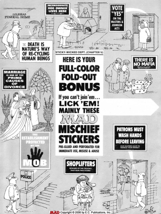 MAD Mischief Stickers (1972)