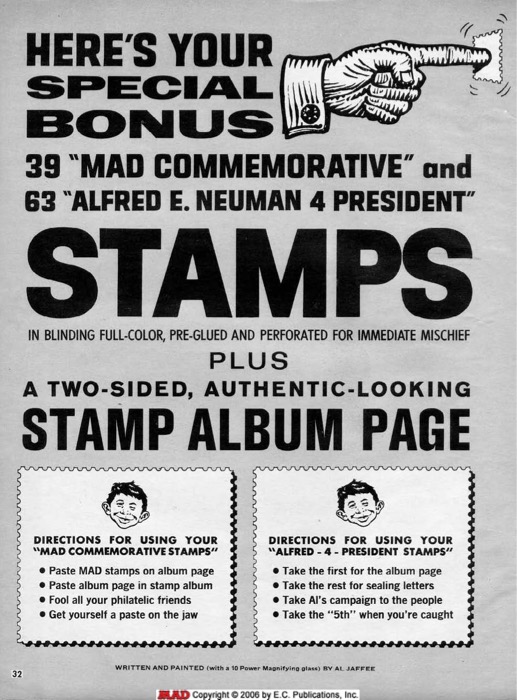 MAD Stamps (1964)