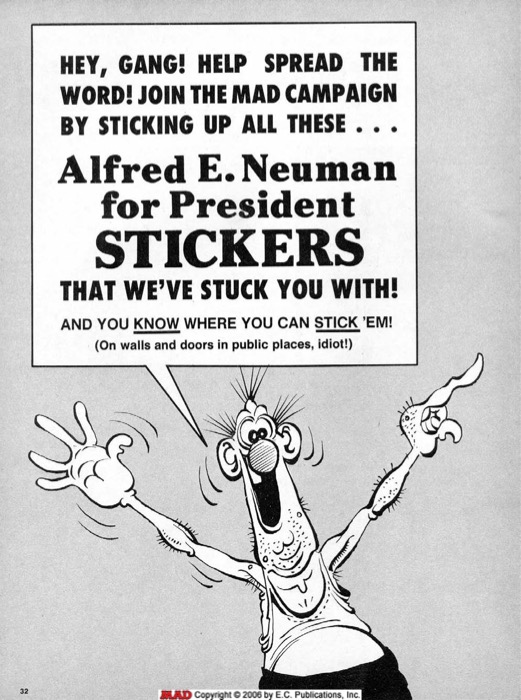 President Stickers (1980)