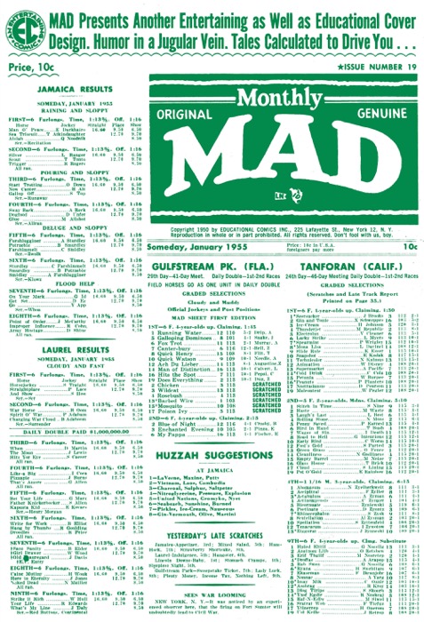 MAD Magazine 019 (1955) Mad Comics