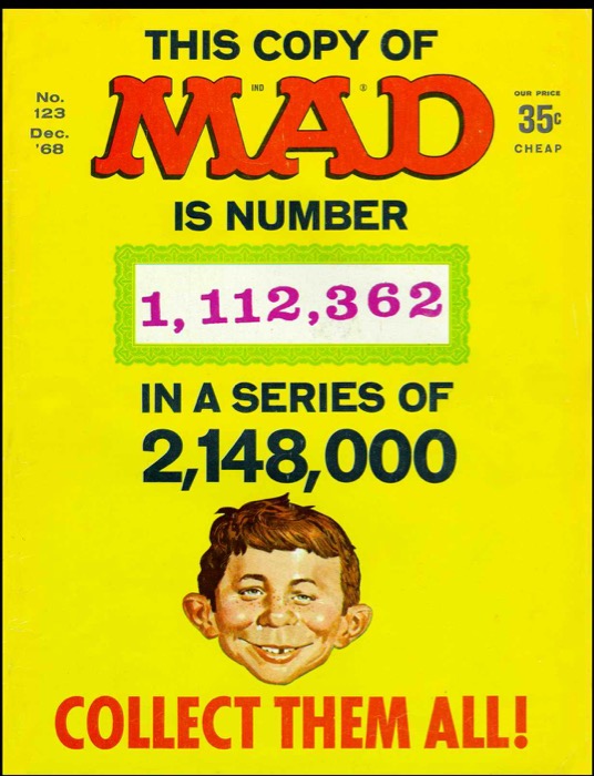 MAD Magazine 123 (1968)