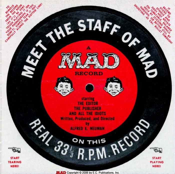 a MAD Record Scan (1959)