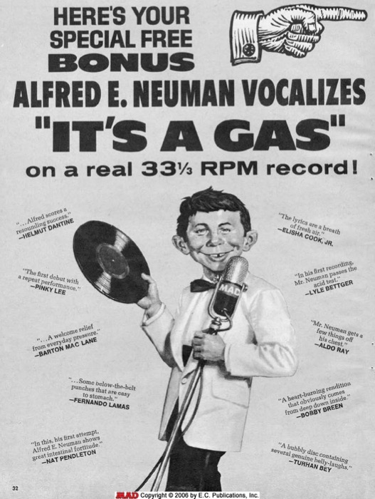 a MAD Record Scan (1966) + Flyer
