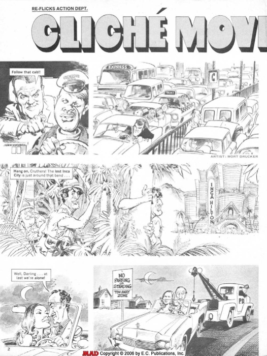Cliche Movie Scenes (1974) Mini Strip