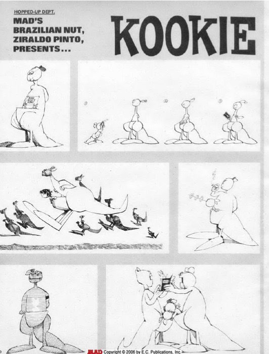 Kookie Kangaroos (1971) Mini Strip