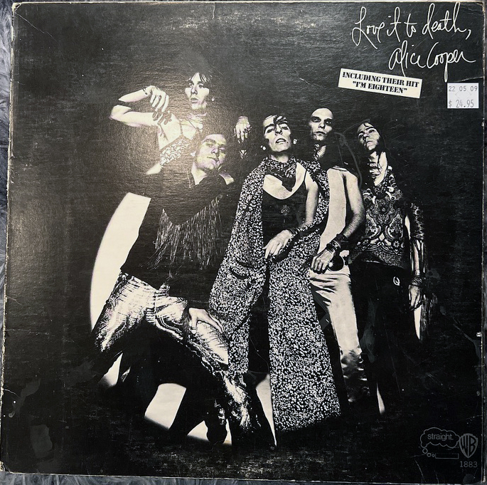 Alice Cooper Love It to Death front cover