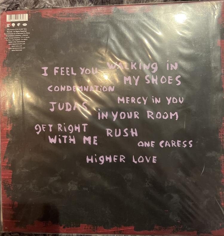 Depeche Mode Songs of Faith and Devotion side one label