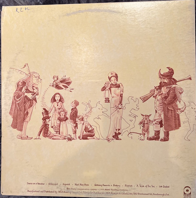 Genesis A Trick of the Tail back cover