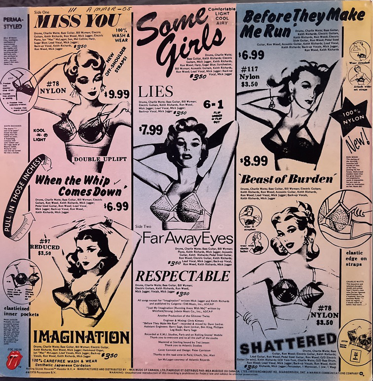The Rolling Stones Some Girls back cover