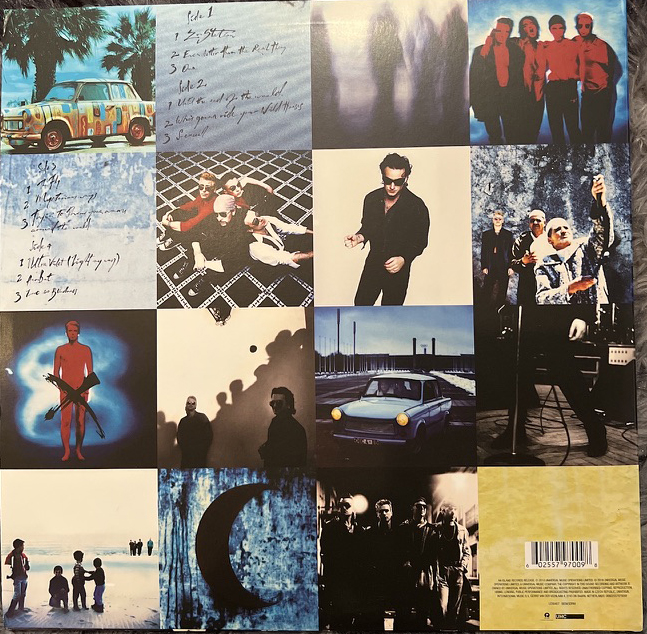 U2 Achtung Baby back cover