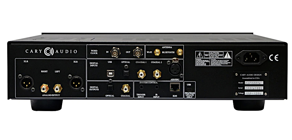 Cary DAC-200 rear panel