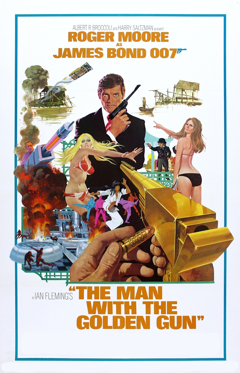 The Man with the Golden Gun poster